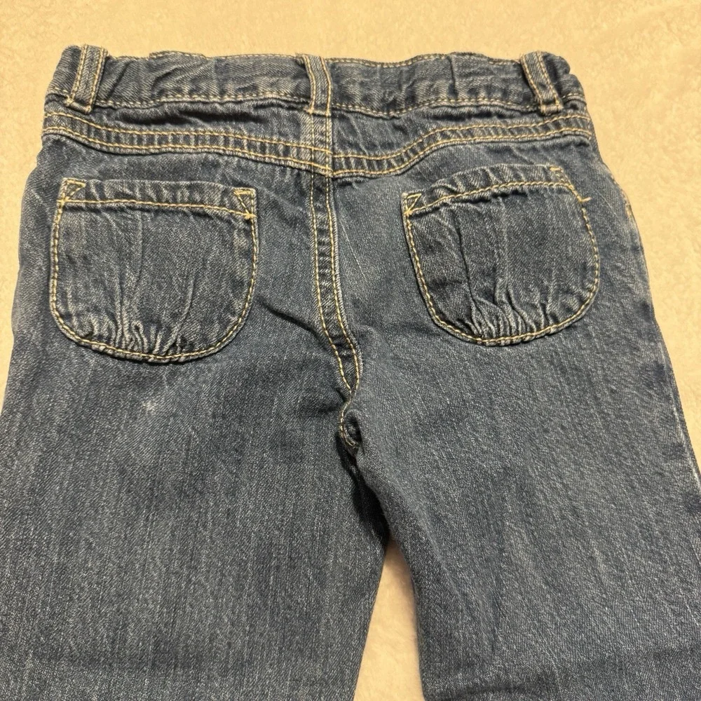 2013 Gymboree Toddler Girls Jeans Size 3T‎ Flare Bow Pockets